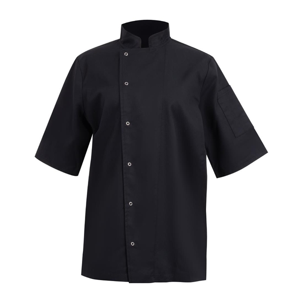 Southside Oakland Lyocell/Cotton Chefs Jacket Black - Size XL