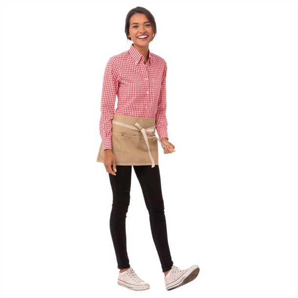 Chef Works Austin Denim Waist Apron Natural