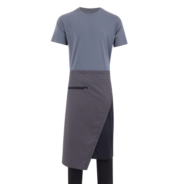 Bragard Tahirou Apron Charcoal