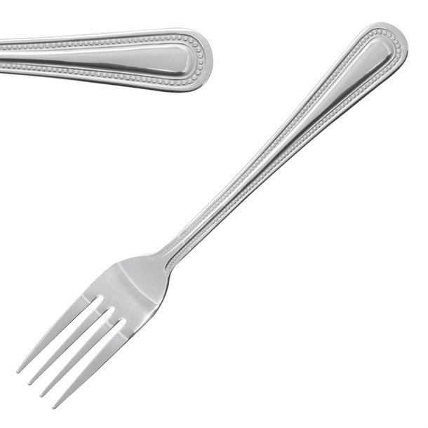 Olympia Bead Dessert Fork St/St (Box 12)