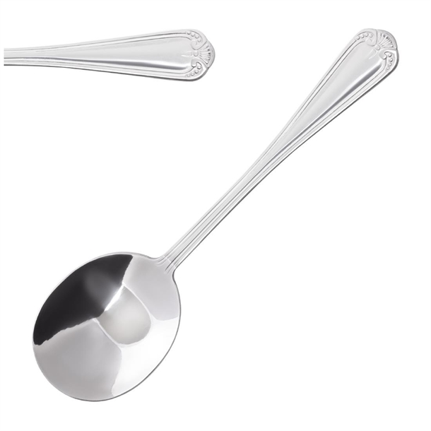 Olympia Jesmond Soup Spoon St/St (Box 12)