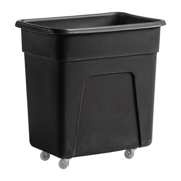 Trolley Polyethylene Black - 125Ltr 690x470x660mm (B2B)