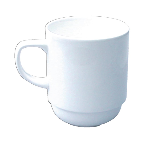 Alchemy White Mug Stacking 10oz (Box 24) (B2B)