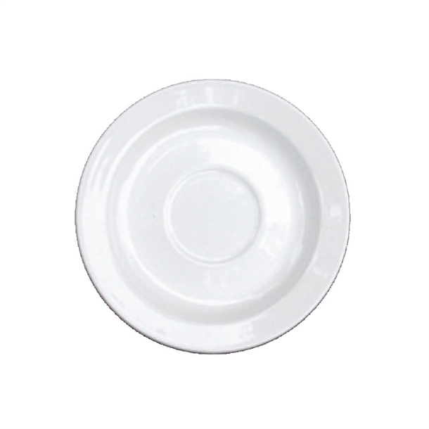 Alchemy White Saucer - 6" (Box 24) (Direct)