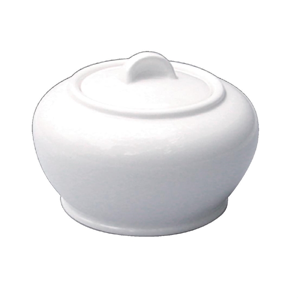 Alchemy White Sugar Bowl Covered (Box 6) (B2B)