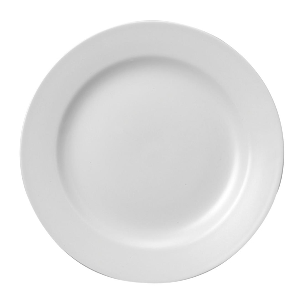 White Classic Plate 10 5/8" (Box 12) (B2B)