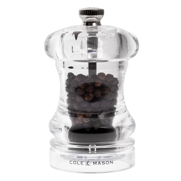 Cole & Mason Capstan Acrylic Pepper Mill - 85mm