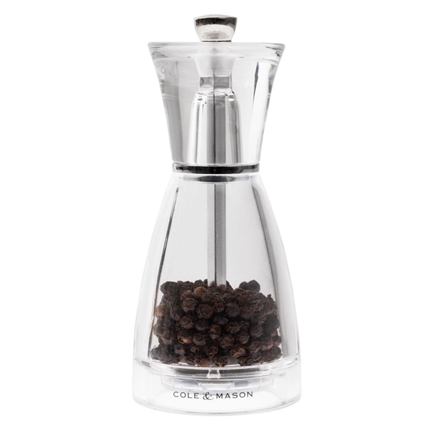 Cole & Mason Pina Acrylic Pepper Mill - 125mm