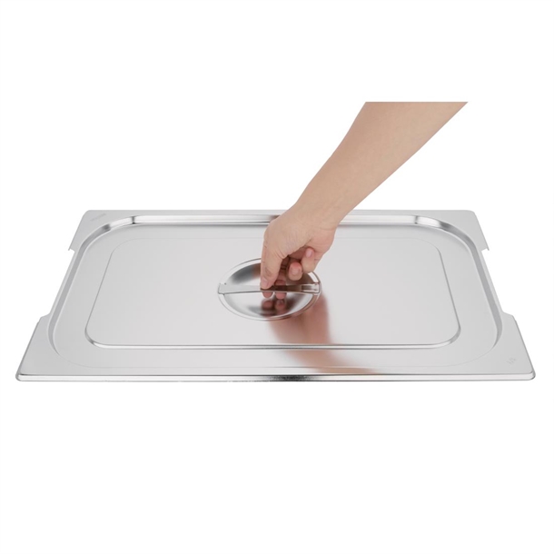 Vogue Luftdichter GN 1/2 Edelstahl-Deckel – Für  Produktbild-Vorschau 4