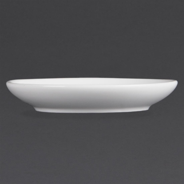 Olympia CB465 Piattino Bianco Per Espresso – Confezione Da 12, Ideale Per Bar E Ristoranti, Resistente E Professionale