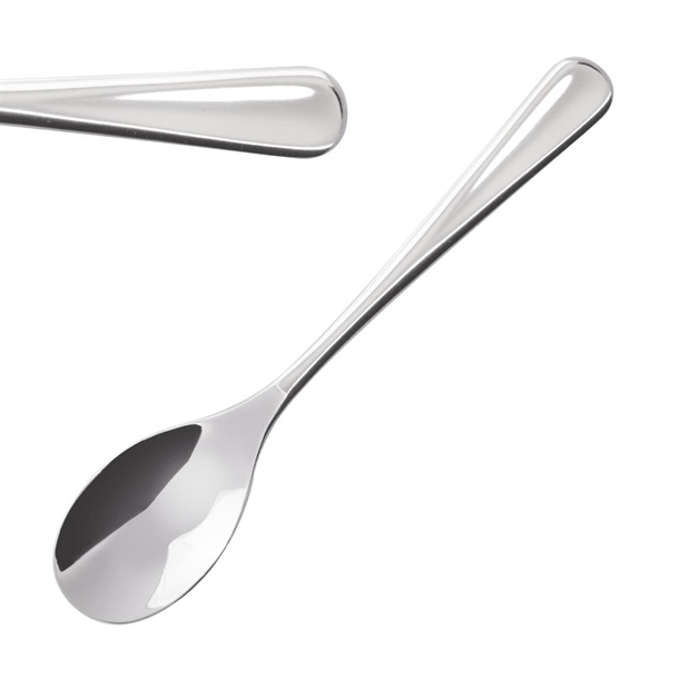 Olympia CB631 Posate Roma – Cucchiaio Da Dessert In Acciaio Inox 18/10 (Confezione Da 12) - 2