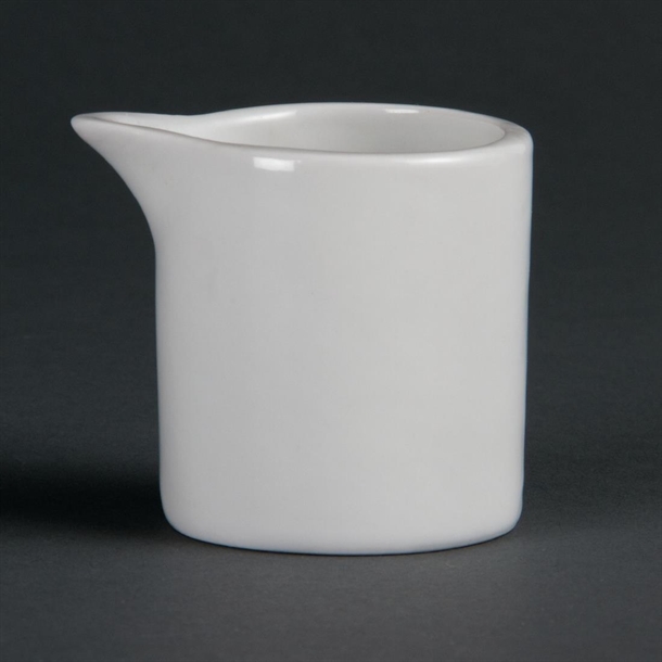 Olympia Whiteware Milk/Cream Jug - 57ml 1 9/10fl oz (Box 6)