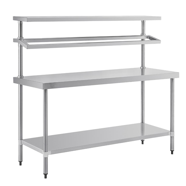 Vogue Prep Station St/St - 1500x600x1800mm 59x23 1/2 x70 3/4"