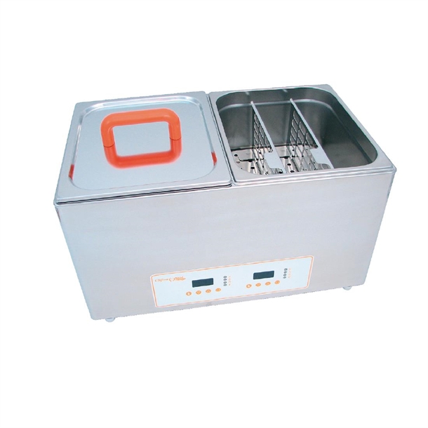 Clifton Waterbath 8+8Ltr digital duobath with lids & perforated shelves (Direct)