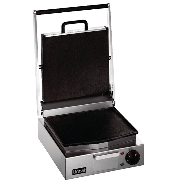Lincat Lynx 400 Single Contact/Panini Grill Smooth Upper & Lower Plates (B2B)
