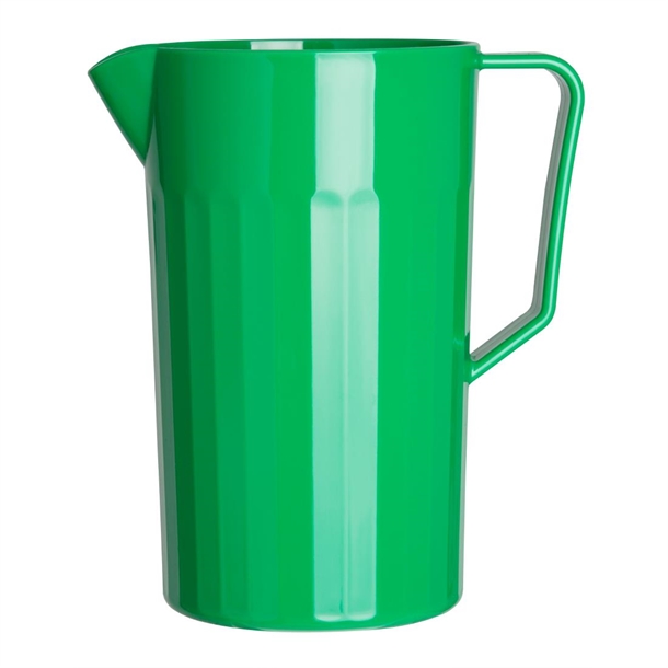Olympia Kristallon Polycarbonate Jug Green - 1.4Ltr (Box 1)