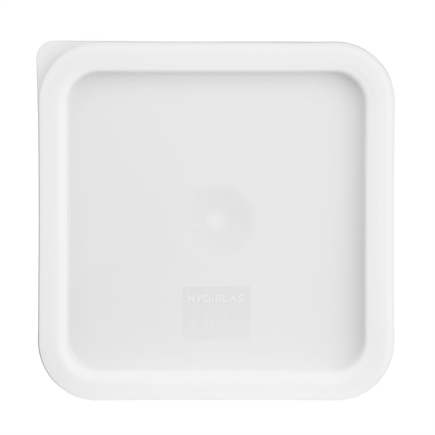 Hygiplas Square White Lid to fit - 5.5/7Ltr