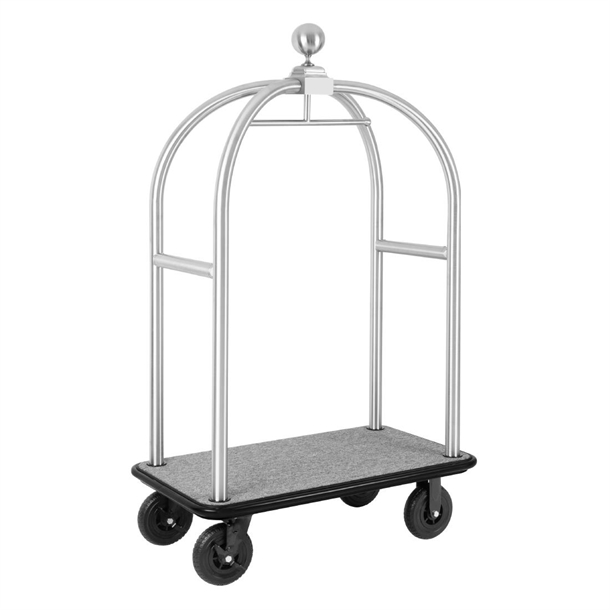 Bolero Luggage Cart Brushed St/St