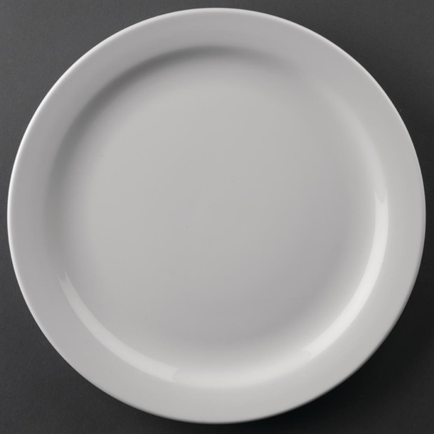 EDLP Olympia Athena Narrow Rimmed Plate - 230mm 9" (Box 12)