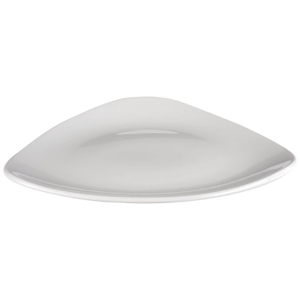 Churchill Lotus Triangle Plate - 22.9cm (Box 12) (B2B)
