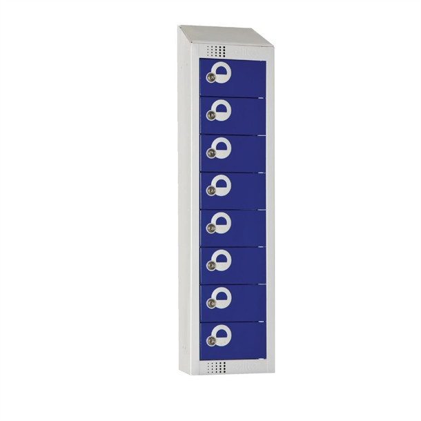 elite-personal-effects-locker-8-door-blue-camlock-sloping-top