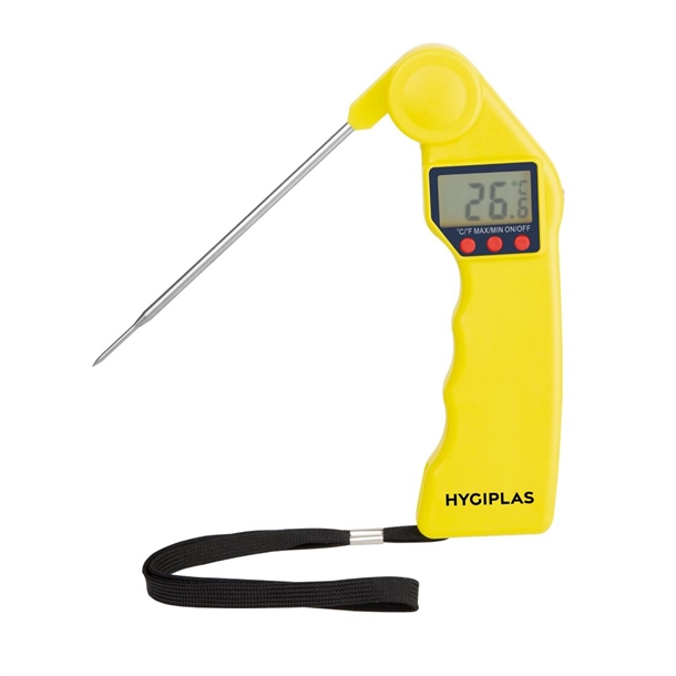 EDLP Hygiplas EasyTemp Thermometer Yellow - Cooked Meat