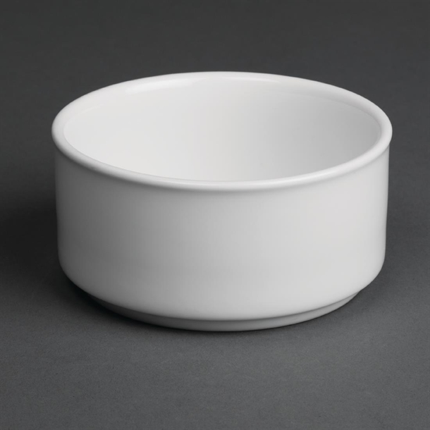 Royal Porcelain Classic Sugar Bowl Stacking White - 300ml 10 1/2oz (Box 12)