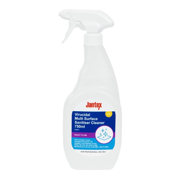 Jantex RTU Virucidal Surface Sanitiser - 750ml