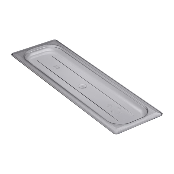 Camwear Food Pan Cover Clear Polycarbonate - GN 1/2