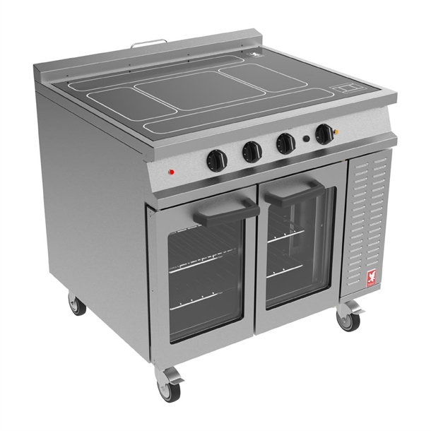 Falcon Dominator Plus Solid Top Induction Oven Range W/Castors 3 Phase (B2B)