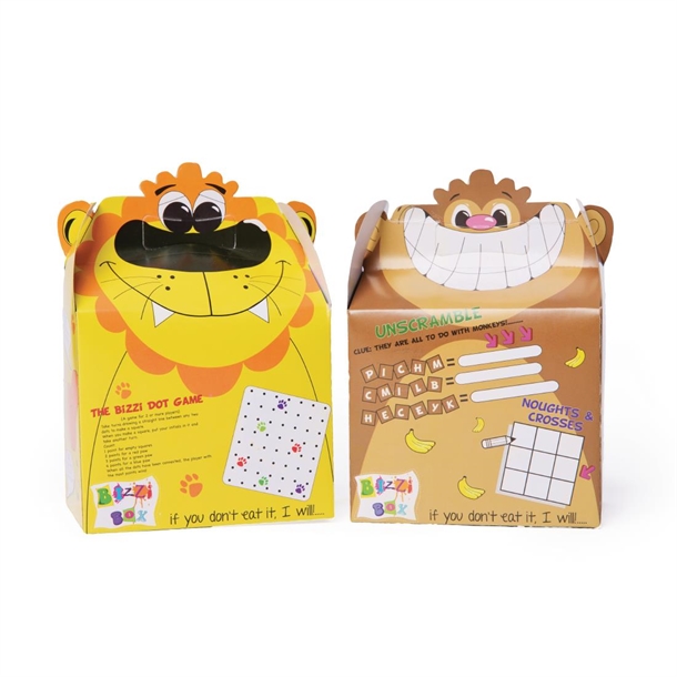 Crafti's Bizzi Boxes Assorted - Lion/Monkey (Pack 200)