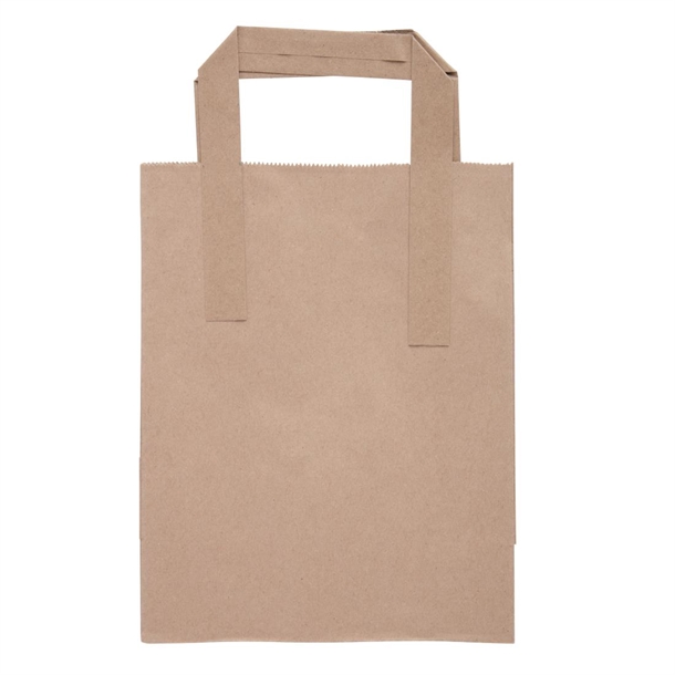 50 Sacs Cadeaux Kraft Avec Poignées - Pour Bouteilles De Vin - Mariage, Fête, Anniversaire - Marron