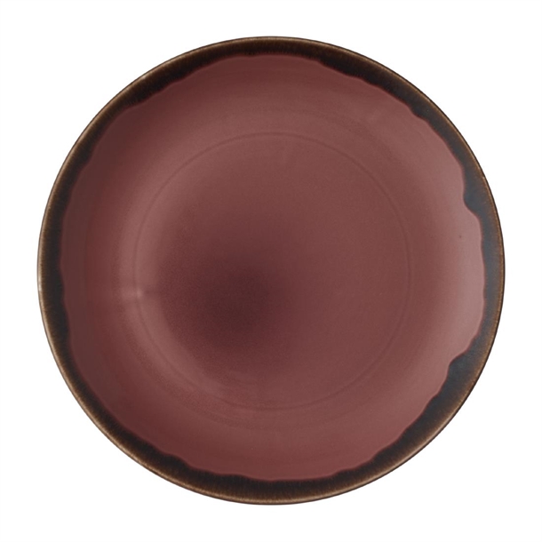 Harvest Plum Coupe Plate - 260mm (Box 12) (B2B)
