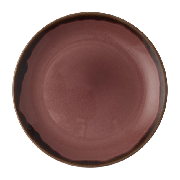Harvest Plum Coupe Plate - 165mm (Box 12) (Direct)
