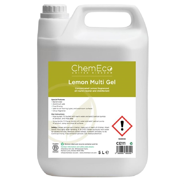 ChemEco Lemon Multi Gel (1x5Ltr)