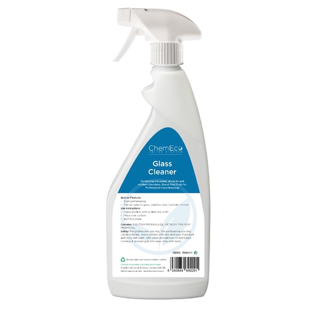 ChemEco Glass Cleaner (1x750ml)