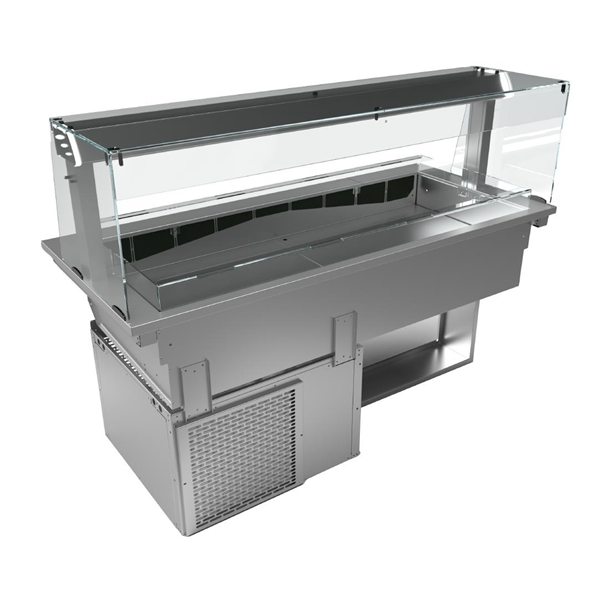 Moffat Drop-In Range Refrigerated Well Model Square Glass OpenFrnt Size4(Direct)