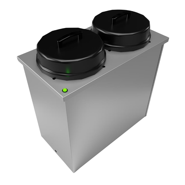 Moffat Drop-In Range InCounter Heated Plate Dispenser 2x65Plate Capacity(Direct)