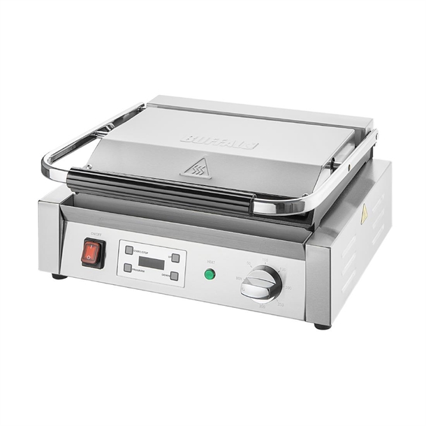 Buffalo Contact Grill Large Ribbed/Flat