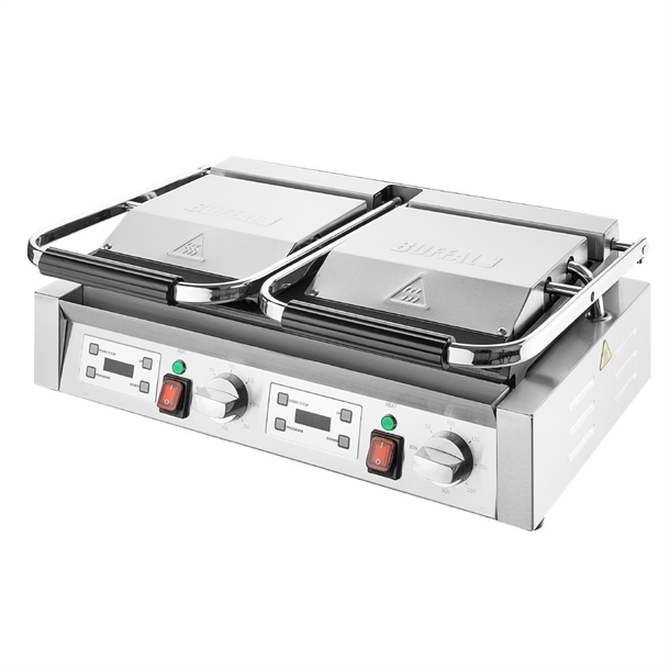 Buffalo Double Contact Grill Ribbed/Flat Plate