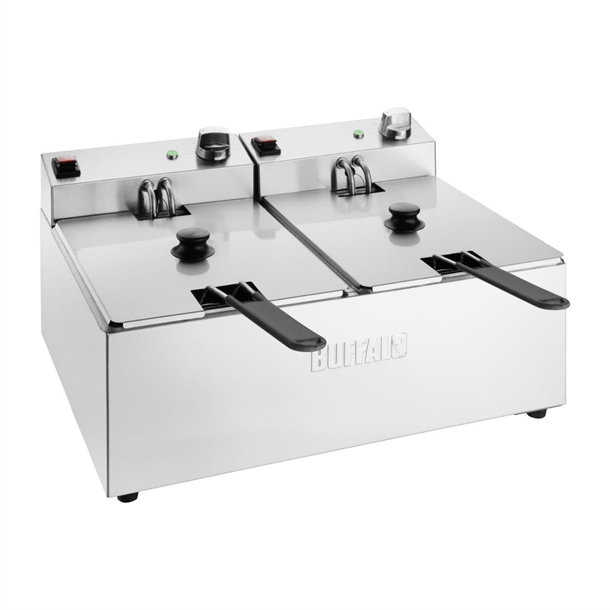 Buffalo Double Electric Fryer - 5Ltr