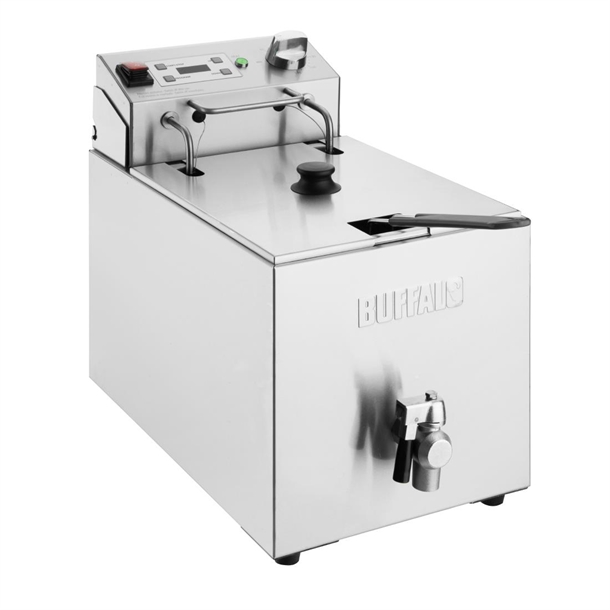 Buffalo Single Fryer - 1x8Ltr 2.9kW with Timer
