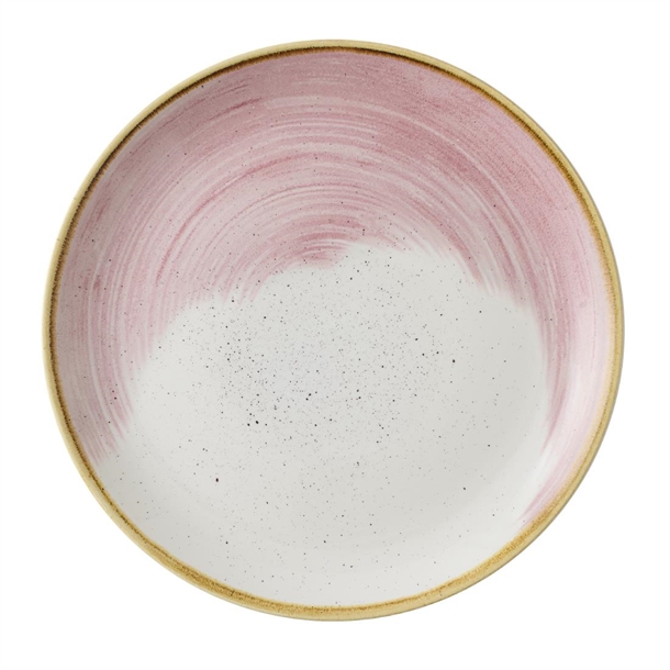 Stonecast Accents Petal Pink Evolve Coupe Plate - 286mm (Box 12) (B2B)