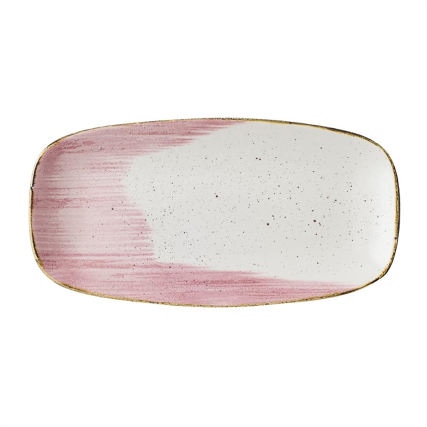 Stonecast Accents Petal Pink Chefs Oblong Plate - 287x152mm (Box 12) (B2B)