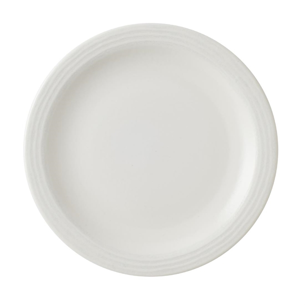 Dudson Harvest Norse White Nova Plate - 178mm (Box 12) (B2B)