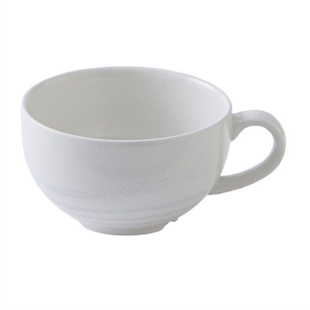 Dudson Harvest Norse White Cappuccino Cup - 8oz (Box 12) (B2B)