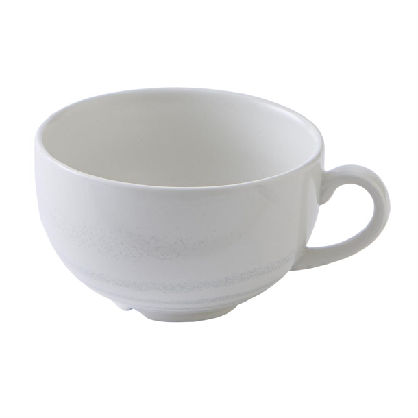 Dudson Harvest Norse White Cappuccino Cup - 12oz (Box 12) (B2B)