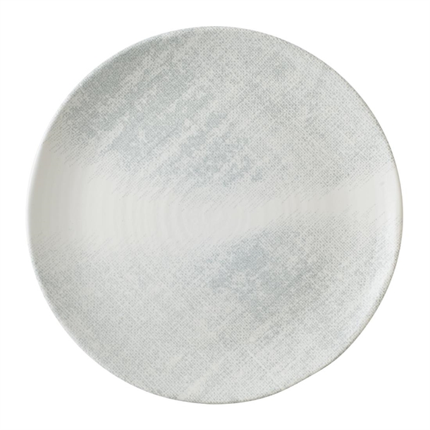 Makers Collection Jute Grey Organic Coupe Plate - 290mm (Box 12) (B2B)