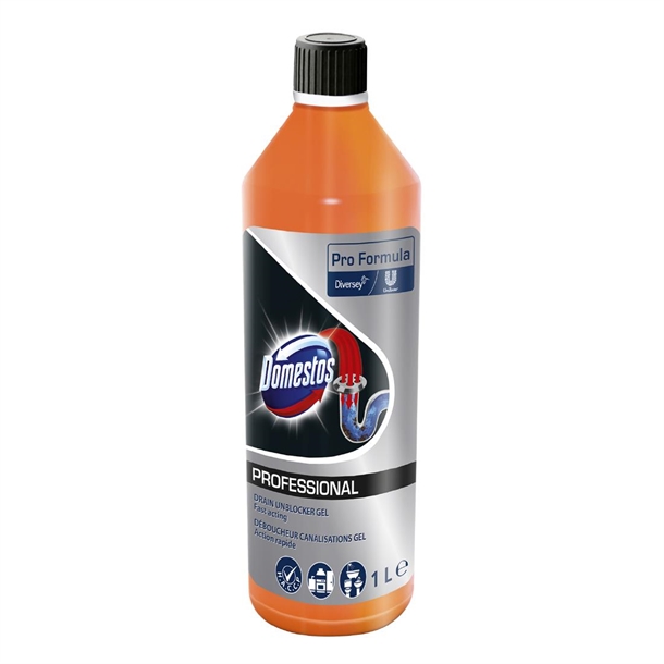 Domestos Pro-Formula Drain Gel - 1Ltr
