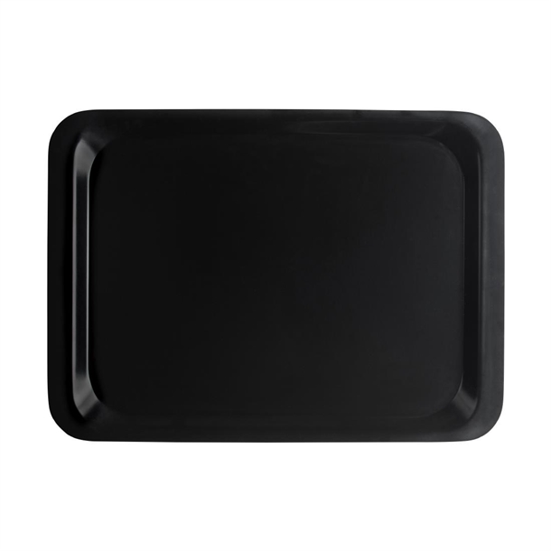 Cambro Capri Tray Black Smooth Surface - 340x460mm